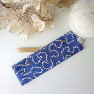 dpn holder case double pointed needle organiser dpn cosy case birthday Christmas gift for knitter crochet hook holder