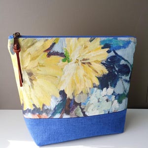 knitting project bag zip project bag sustainable high quality fabric bag gift for knitter socks project bag crochet project bag book bag