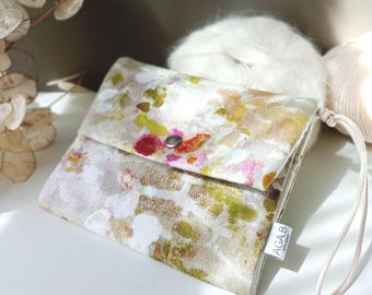 Interchangeable knitting needle case - needles stay in place /compact interchangeable organizer/gift for knitter