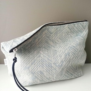 knitting project bag   sustainable high end fabric gift for knitter mother&#39;s day gift zipper project bag