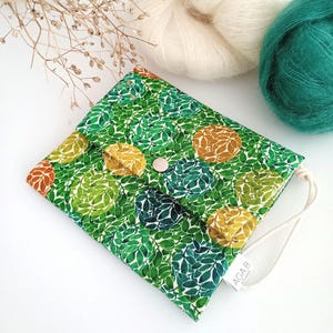 Interchangeable knitting needle case - needles stay in place -travel interchangeable needle case  gift for knitter