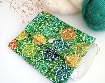 Interchangeable knitting needle case - needles stay in place -travel interchangeable needle case  gift for knitter