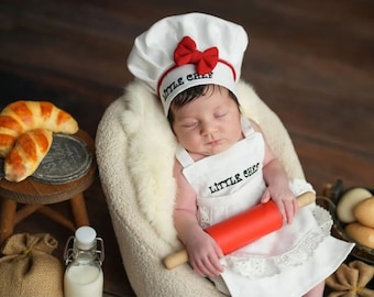 Handmade Chef Costume for Kids: Organic Cotton Role Play Outfit