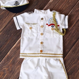 Personalized Captain Pilot Suit, Toddler Halloween Costume, Boy Aircraft Pilot Costume, Photo Props, Flight Suit Kids, 1st Birthday Gift