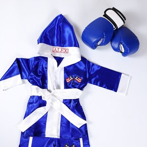 Personalized Boxing Costume for Martial Arts Kids*Champions Jumpsuit*Toddler Robe Muay Thai Costume, Octagon Role Play