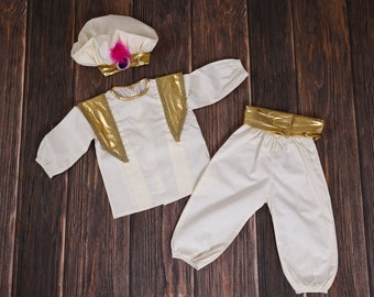 Costume ispirato al film fatto a mano per ragazzi - Costume da principe in filato - Maestoso vestito da bambino per Halloween e compleanno