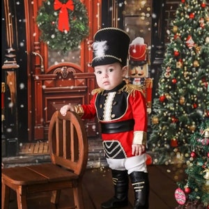 Disfraz de Cascanueces hecho a mano: Traje de Soldadito de Plomo de Algodón Orgánico