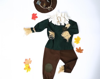 Baby Boy Scarecrow Outfit: Toddler Halloween Costume, Fall Harvest Birthday Bash