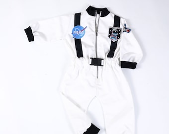 Astronaut kostuum voor kinderen - fotografie rekwisieten, ruimte baby jumpsuit * peuter ruimte thema verjaardagsfeestje pak * astronaut thema outfit *