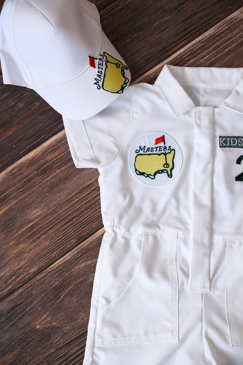 Personalized Kids Golf Uniform, Toddler Golf Jumpsuit, Baby Golf 1st