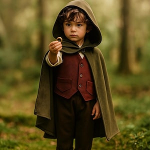 Handmade Medieval Costume: 1st Birthday Outfit, Ring Bearer Suit