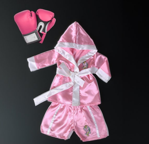 Baby Boxing Costume, Personalized Robe, Shorts, and  Gloves,Newborn Photography-Boxing Robe-Baby Martial Arts