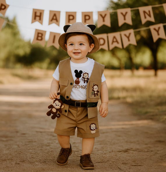 Party Jungle Outfit Baby Boy Jungle Theme Safari Dress Boys Safari