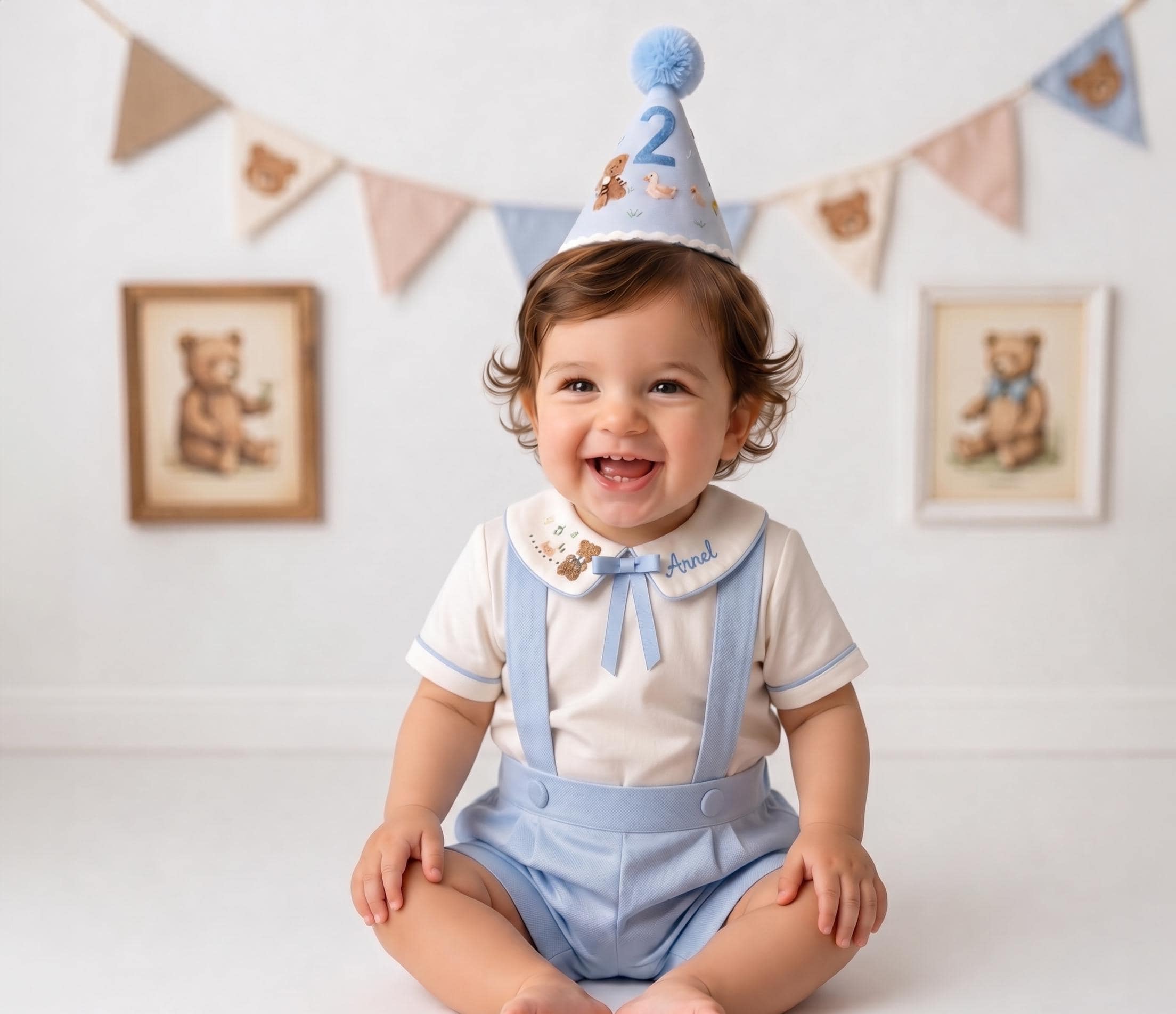First birthday boy romper blue - Etsy 日本
