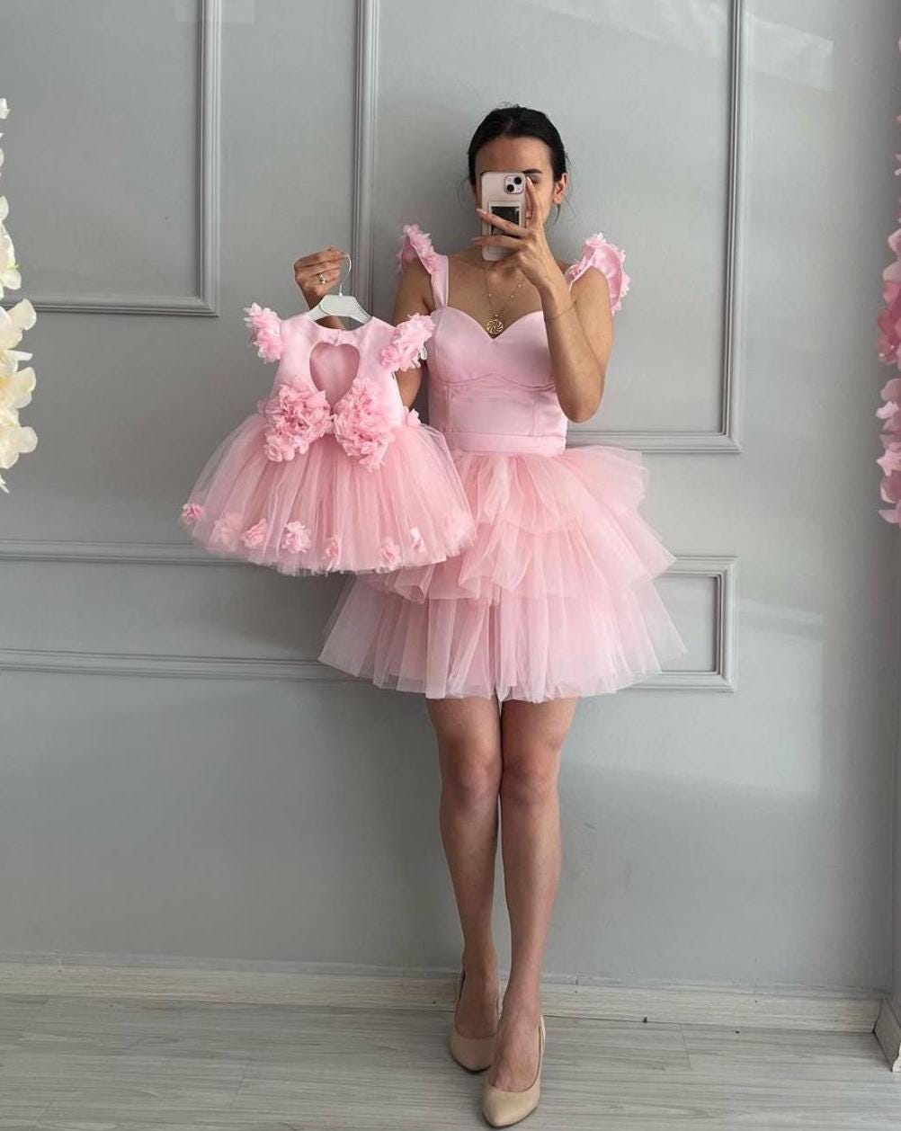 1st Birthday Mom Daughter Birthday Dress Family Matching First