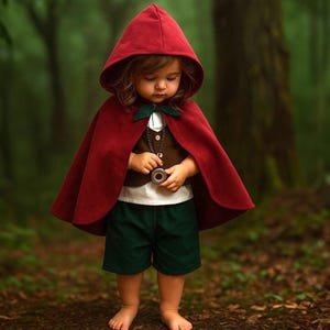 Baby Medieval Costume for Girl, Girl 1st Birthday, Girl Fantasy Woodland Costume, Ring Bearer Costume, Halloween Costume, Baby Girl Gift