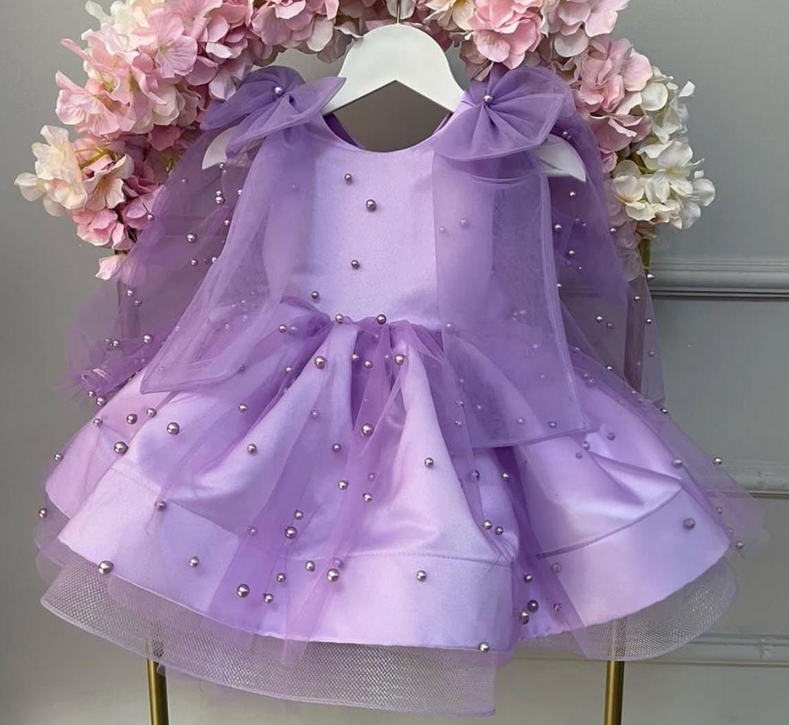 Vestido morado bebé México