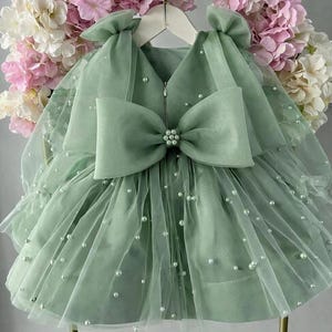 18 month green dress Youngland Baby Lime Green & Pink Flowered Baby Girl Dress Size 18 M Months  18M