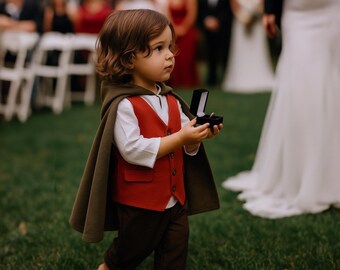 Toddler Medieval Costume: Ring Bearer Outfit, Baby Boy Birthday Outfit