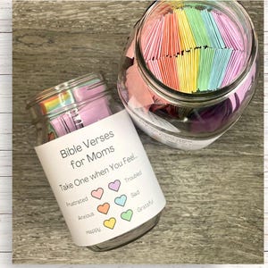 Mamas DIY Glas mit Bibelversen - Muttertag - Emotionen - Gefühle - Sofortiger Download - Printable - Do It Yourself - Christliche Schrift