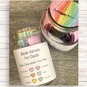 Papas DIY Glas mit Bibelversen - Vatertag - Emotionen - Gefühle - Sofortiger Download - Printable - Do It Yourself - Christliche Schrift