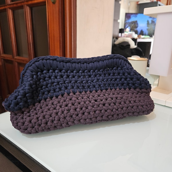 Clutch bag crochet -pochette Handmade