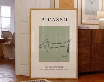 PICASSO、IKEA OLUNDA、動物プリント 5 枚、額入りアートワーク