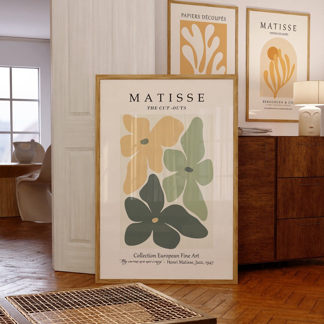 Retro-Blumen-Poster Set – 6 Dänische Pastell-Drucke, 20,3x25,4 Cm, Ungerahmt, Für Wanddekoration