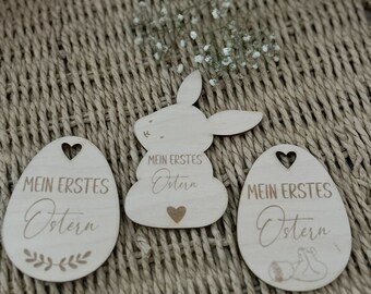 Wooden sign "My first Easter" / milestone card "My first Easter" / wooden pendant "My first Easter" / Easter decoration