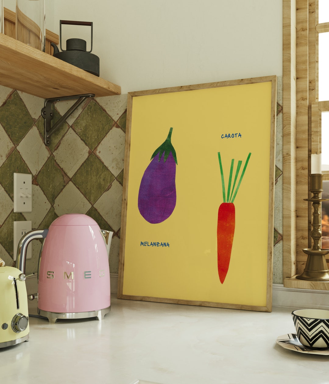 Poster Wallart For Children s Room Kitchen Living Room Eggplant poster-wallart-for-children-s-room-kitchen-living-room-eggplant