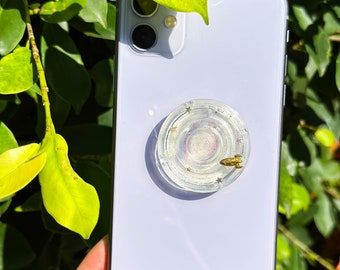 Handmade Moon Space Phone Grip Holder, Star Phone Grip, Planet Phone Grip, Cute Rocket Phone Charm, Phone Stand, Thanksgiving Christmas Gift