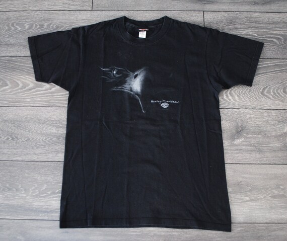 年末のプロモーション特価！ 2002 Davidson Harley Vintage T-shirt Baltimore Eagle トップス