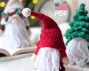 Häkelanleitung Weihnachts-Wichtel Spielzeug Amigurumi Weihnachtsdeko