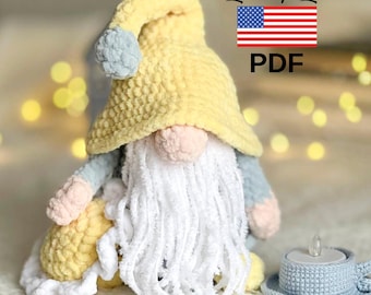 Crochet Gnome Pattern: Scandinavian Amigurumi Toy (PDF Pattern)