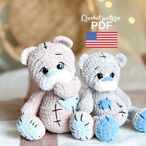 Crochet pattern  Bears\ toys\Crochet bear pattern\ Bear amigurumi\ Teddy bear pattern\ DIY crochet bear\Amigurumi bear pattern\Handmade