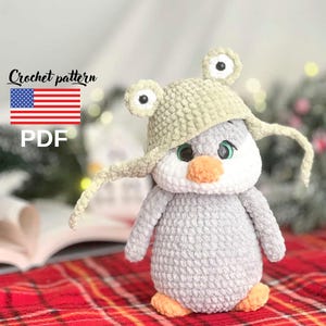 Crochet pattern Penguin toys amigurumi pattern DIY Handmade Penguin Toy  Penguin Crochet Crochet Animal Toy Winter Decor Penguin christmas