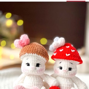 Crochet pattern Mushrooms