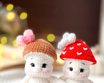 Patrón de crochet Hongos