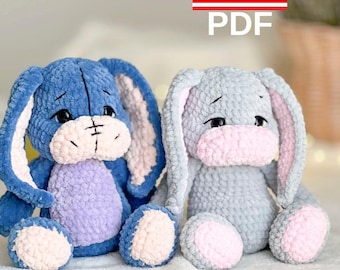 Crochet Donkey Pattern: Amigurumi Animal Toy (PDF Pattern)