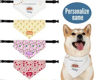 Birthday Dog, Dog Birthday Bandana, Dog Birthday Gift, Birthday Dog Bandana, Custom Dog Bandana, Personalized Pet Bandana