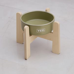 Podwyższony stojak na miskę dla psa YETI, prezent dla psa, minimalistyczny