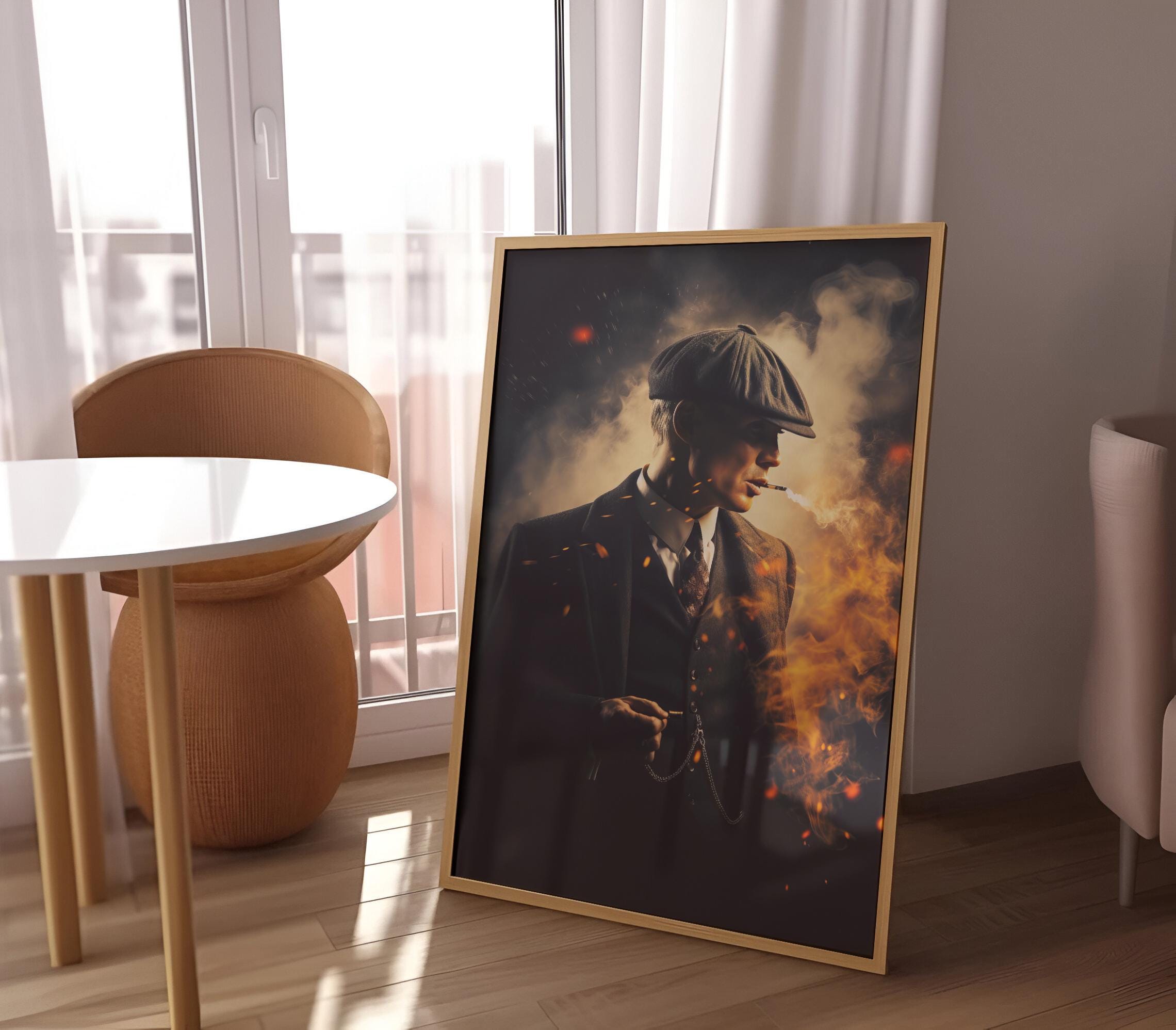 Thomas Shelby Poster - Peaky Blinders TV Show Art, Cillian Murphy