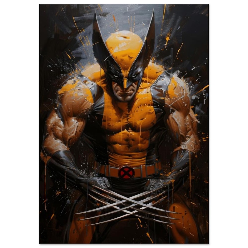 The Wolverine Poster - Marvel X-men Art Print, Iconic Wolverine ...