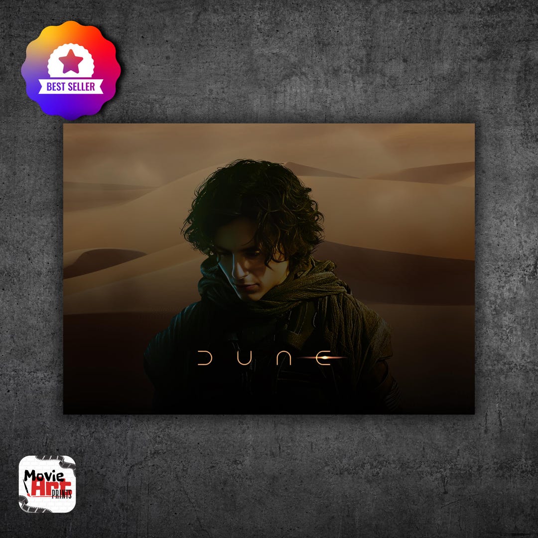 Dune Movie Digital Poster - Sci-fi Wall Art, Printable Poster Desert ...