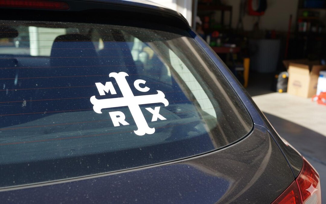 My Chemical Romance Cross Logo MCR Vinyl Decal Sticker - Etsy