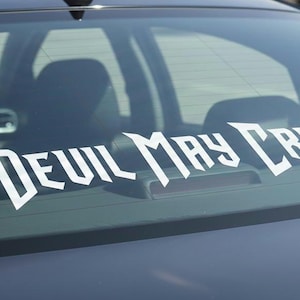 Devil May Cry Vinyl Decal – Gamer Car, Laptop Sticker