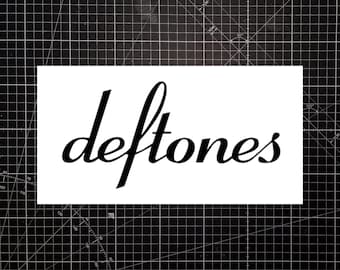 Naklejka z logo DEFTONES