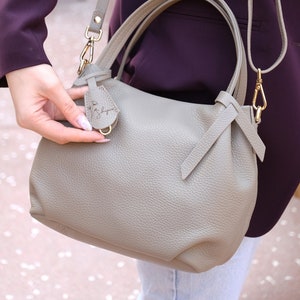 Ledertasche -Personalisierte Umhängetasche Frauen - Handgefertigte Ledertasche- Weihnachtsgeschenk für Mutter, Schwester, Frau