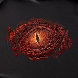 Eye of Dragon Machine Embroidery Files Scary Dragon Eye Embroidery Designs Dragon Embroidery Pattern Mythical Dragon Eye instant download