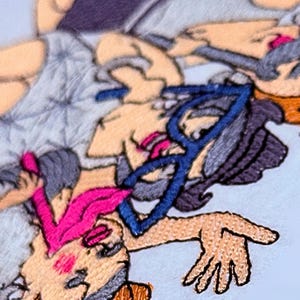 Grumpy Ladies Embroidery Design